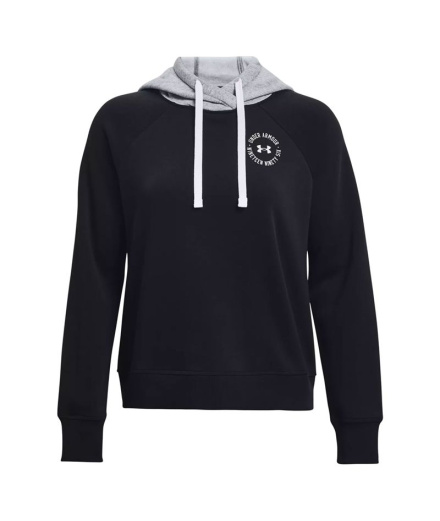 Sweat à capuche Sweat Under Armour Rival Fleece CB, noir