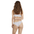 Haut bikini Ysabel à pois, brassière, bonnet B, blanc