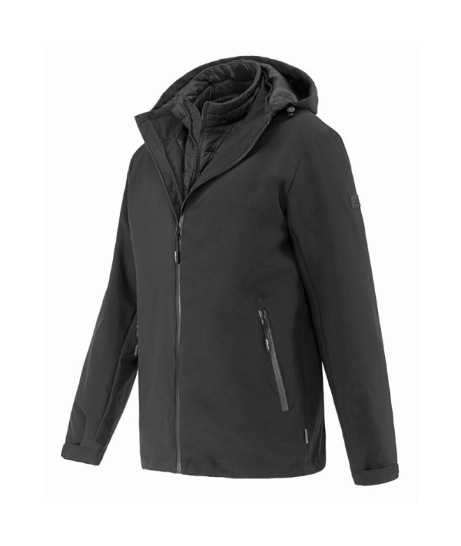 Anorak Joluvi Elbrus 3 en 1, taille M, noir