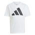 Camiseta Infantil adidas Lk Bl 160 branca/preta