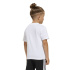 Camiseta Infantil adidas Lk Bl 160 branca/preta