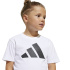 T-shirt Enfant adidas LK BL 160 blanc/noir