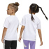 Camiseta Infantil adidas Lk Bl 160 branca/preta