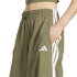 Pantalons tissé parachute adidas Essentials 3-Stripes Lifestyle Femme coloris olive strata/blanc