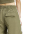 Calça adidas Essentials 3-Stripes Lifestyle Parachute Woven Mulher Cor Verde Oliva/Branca