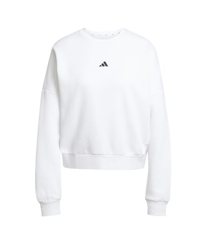 Sweat adidas SL FC SWT Femme blanc/noir