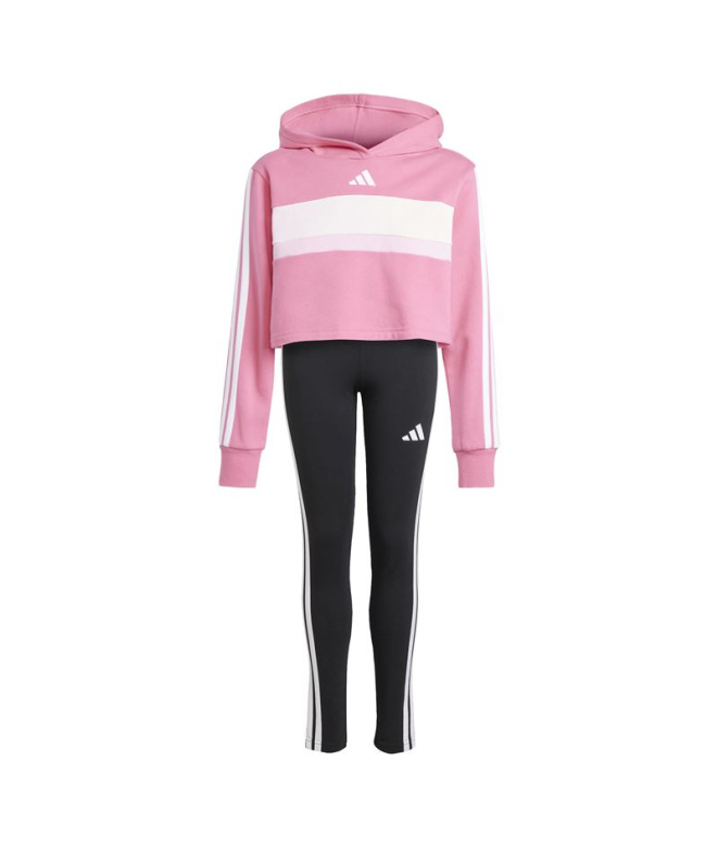 Conjunto de treino adidas Jg 3 Stripes Tib Fl...