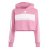 Survêtement adidas Jg 3 Stripes Tib Fl St pour Fille rose