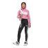 Survêtement adidas Jg 3 Stripes Tib Fl St pour Fille rose