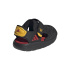 Sandales aquatiques adidas Mickey Enfant , noires/rouges/dorfue