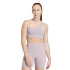 Brassiere de sport Fitness adidas Rib LS Femme couleur foie de sguna mano