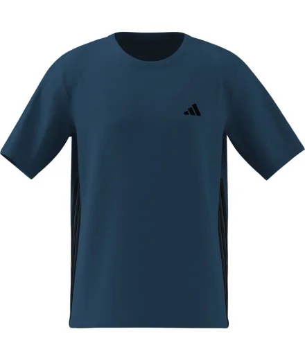 Camiseta de Fitness adidas We Bas 3 Bandas Hombre Peos/Negro