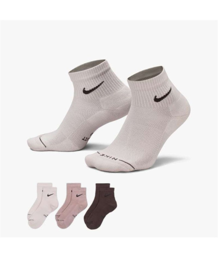 Chaussettes Nike Ed Elvd Ank 3P - 144 Multicolore