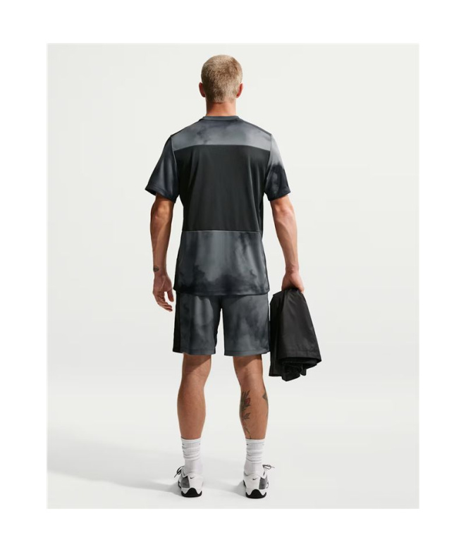 T-shirt Football noir Homme Nike Df Acd+ Ss Gx Aop