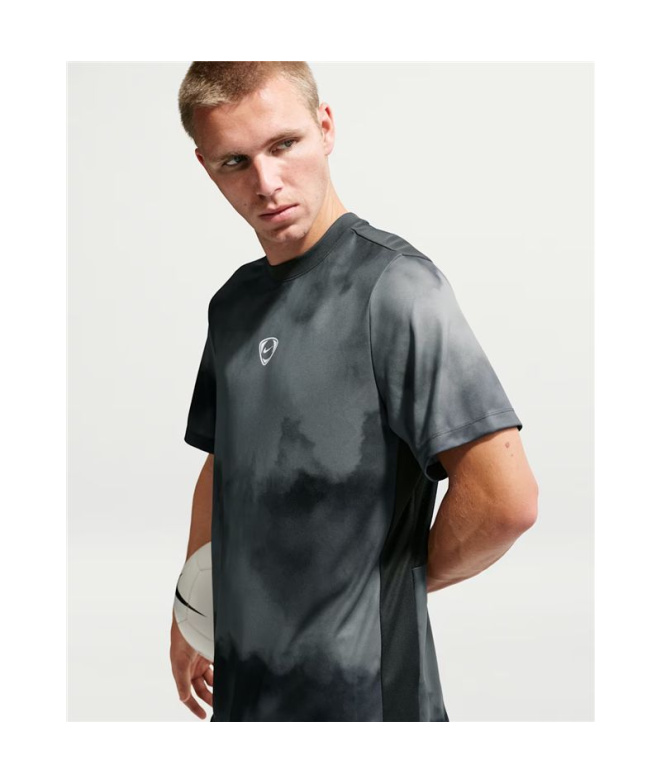 T-shirt Football noir Homme Nike Df Acd+ Ss Gx Aop