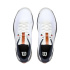 Zapatillas de Tenis Wilson Rush Lite Clay Clc it Hombre Blanco/Azul Marino/Tofu