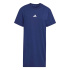 Vestido adidas 3 Bandas Dre Mujer Azul Oscuro/Blanco