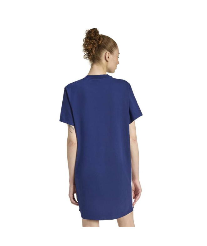 Vestido adidas 3 Bandas Dre Mujer Azul...