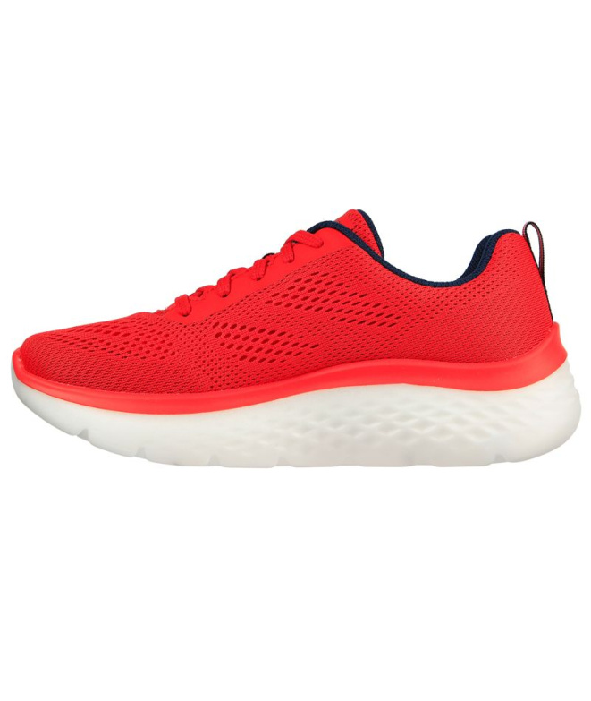 Chaussures rouges Skechers Athletic Femme