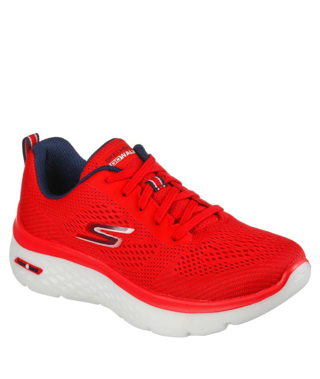 Chaussures rouges Skechers Athletic Femme