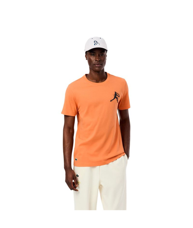 Camiseta e Boné Lacoste para fã de Djokovic