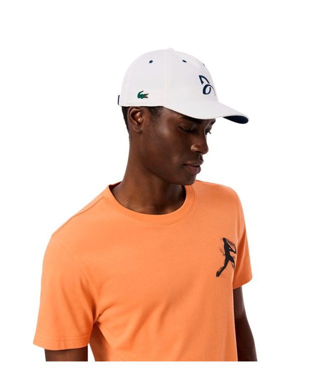 Camiseta e Boné Lacoste para fã de Djokovic