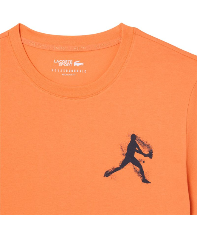 Camiseta e Boné Lacoste para fã de Djokovic