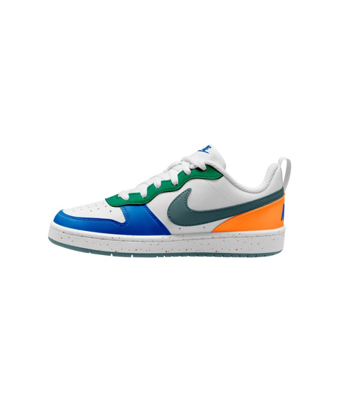 Chaussures blanches Nike Court Borough Low...