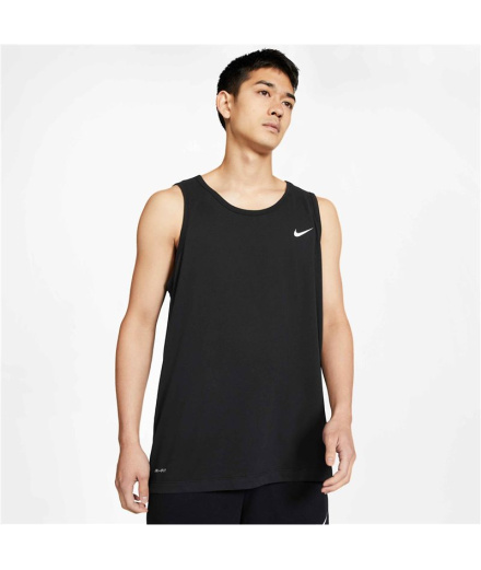 Camiseta Futebol Homem Nike DF Tank DFC Solid preta