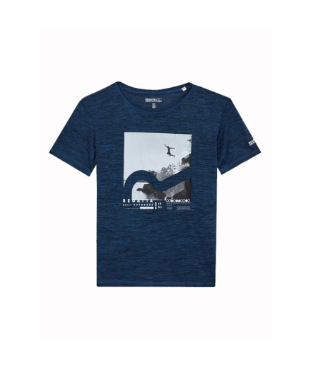 Camiseta Infantil Regatta Alvarado VII Bluewingmarl Montanha