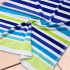 Toalha Praia e piscina Secaneta 90x165 Eg.Jacquard , cor azul-marinho.