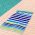 Toalha Praia e piscina Secaneta 90x165 Eg.Jacquard , cor azul-marinho.