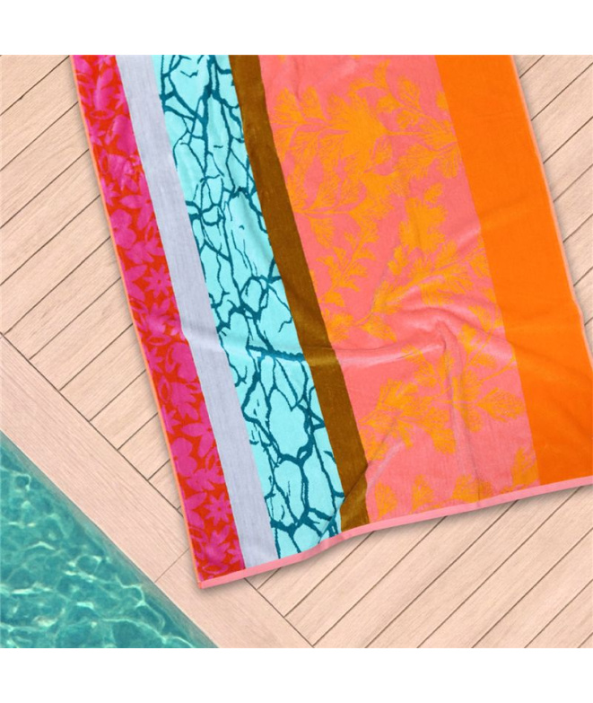 Serviette Plage et piscine Secaneta 90 x 165 cm...