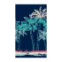 Toalha Praia e piscina Secaneta 100x170 em veludo jacquard. Estampa ondulada Lol Water.