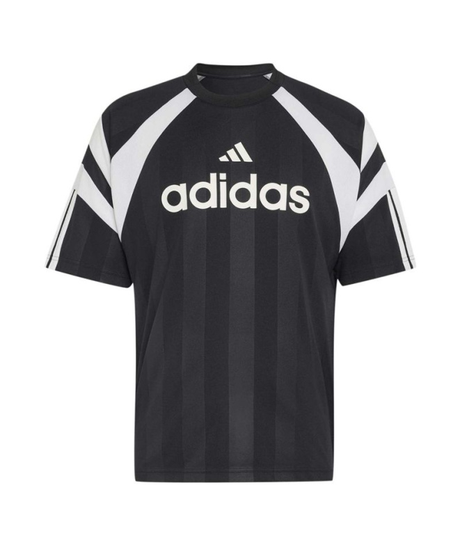T-shirt homme adidas Tiro Noir/Blanc