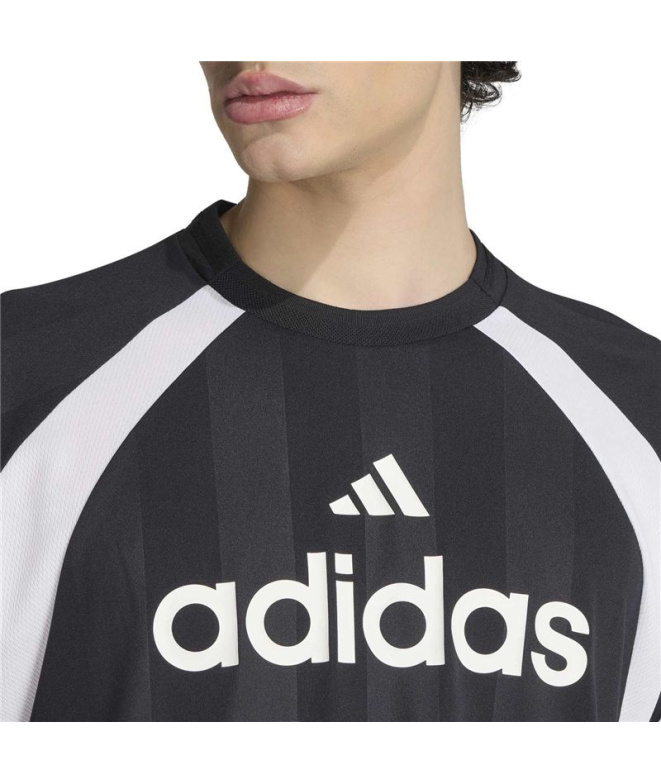 T-shirt homme adidas Tiro Noir/Blanc