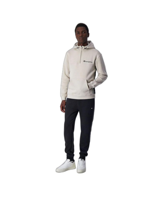 Homme zippé beige Champion Legacy Sweat