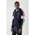 Sweat Champion à rayures sur les bras, taille M, bleu foncé