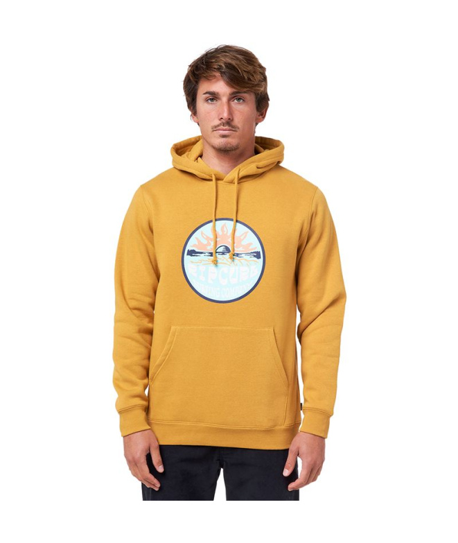 Moletom amarelo Homem Rip Curl Down The Line