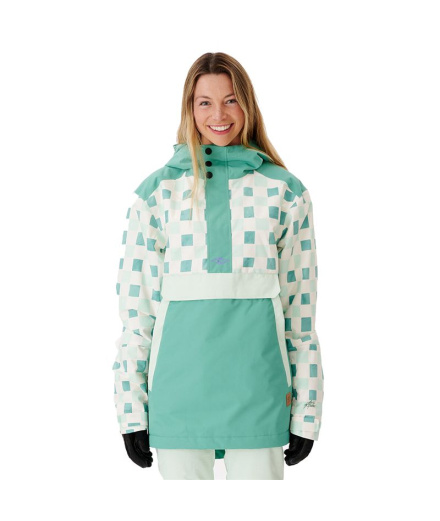Casaco Rip Curl Rider Anoraque Mulher Verde Montanha