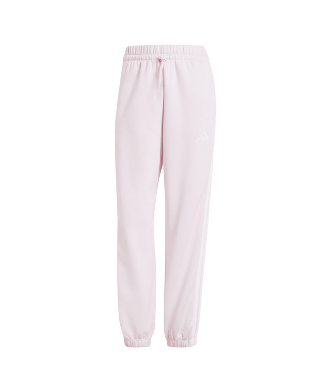 Calça adidas 3 Bandas Fl Mulher Rosa