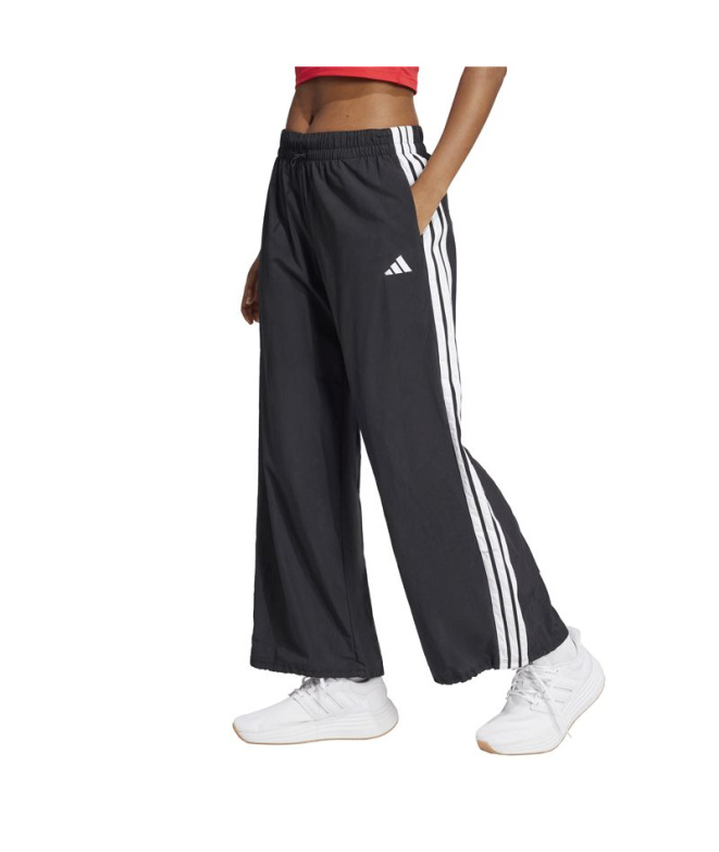 Pantalones adidas 3 Bandas Wv Mujer Negro/Blanco