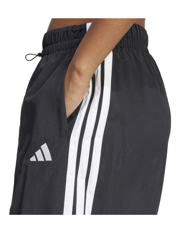 Calça Mulher adidas 3 Stripes preta/branca