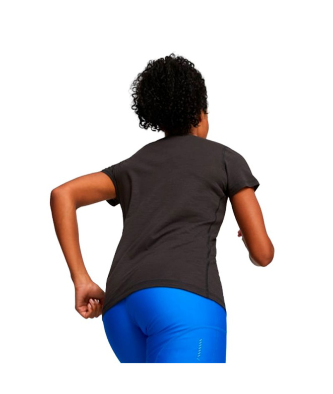 Camiseta feminina Puma Graphic Fitness Mulher...