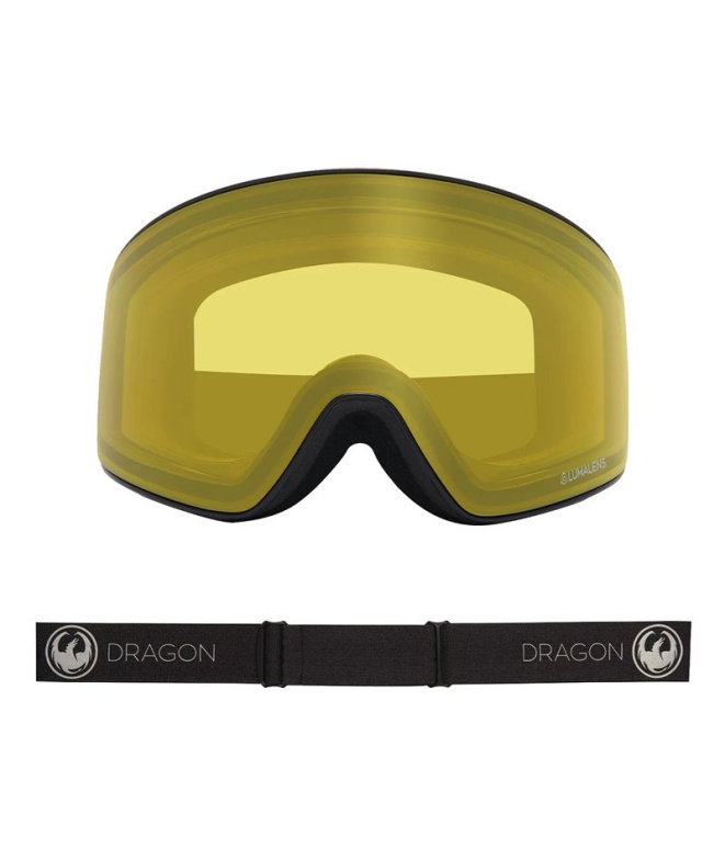 Óculos de snowboard Dragon Pxv2 amarelos