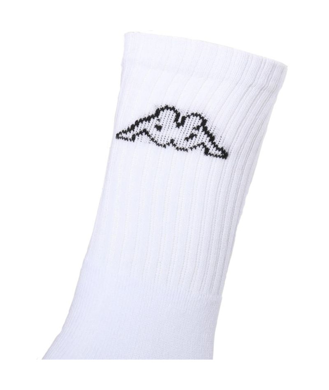 Pack de 3 chaussettes Kappa blanc cassé