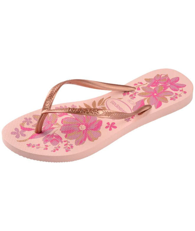 Tongs Havaianas Slim Organic roses