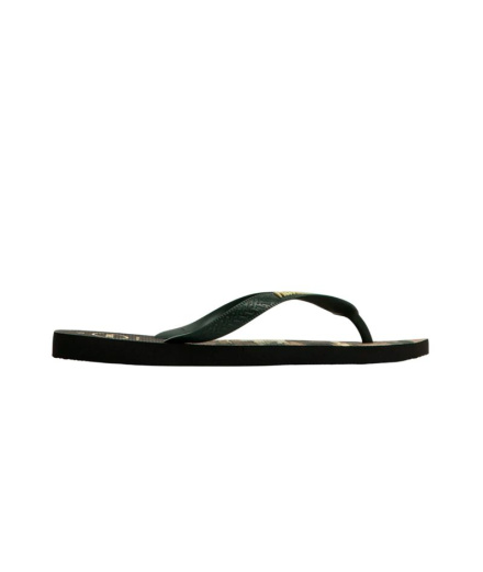 Havaianas Haut Camu Tongs noires et vertes