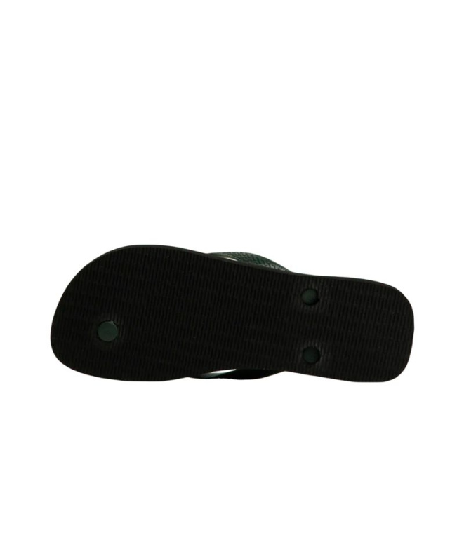 Havaianas Haut Camu Tongs noires et vertes
