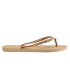 Havaianas Slim Glitter II Chinelos Mulher Cinza Areia